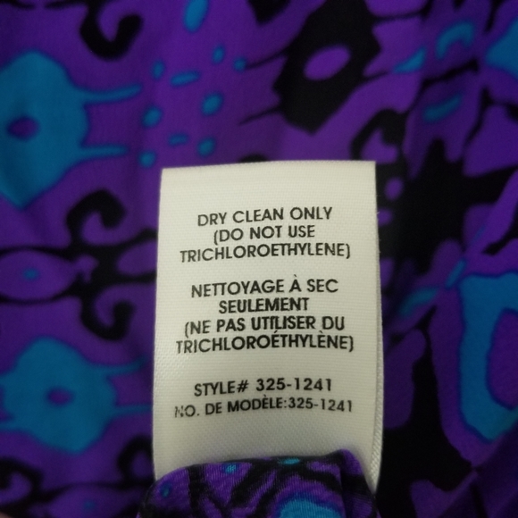 Nanette Lepore 100% Silk Made in USA Purple color in Size 2 - Picture 4 of 8